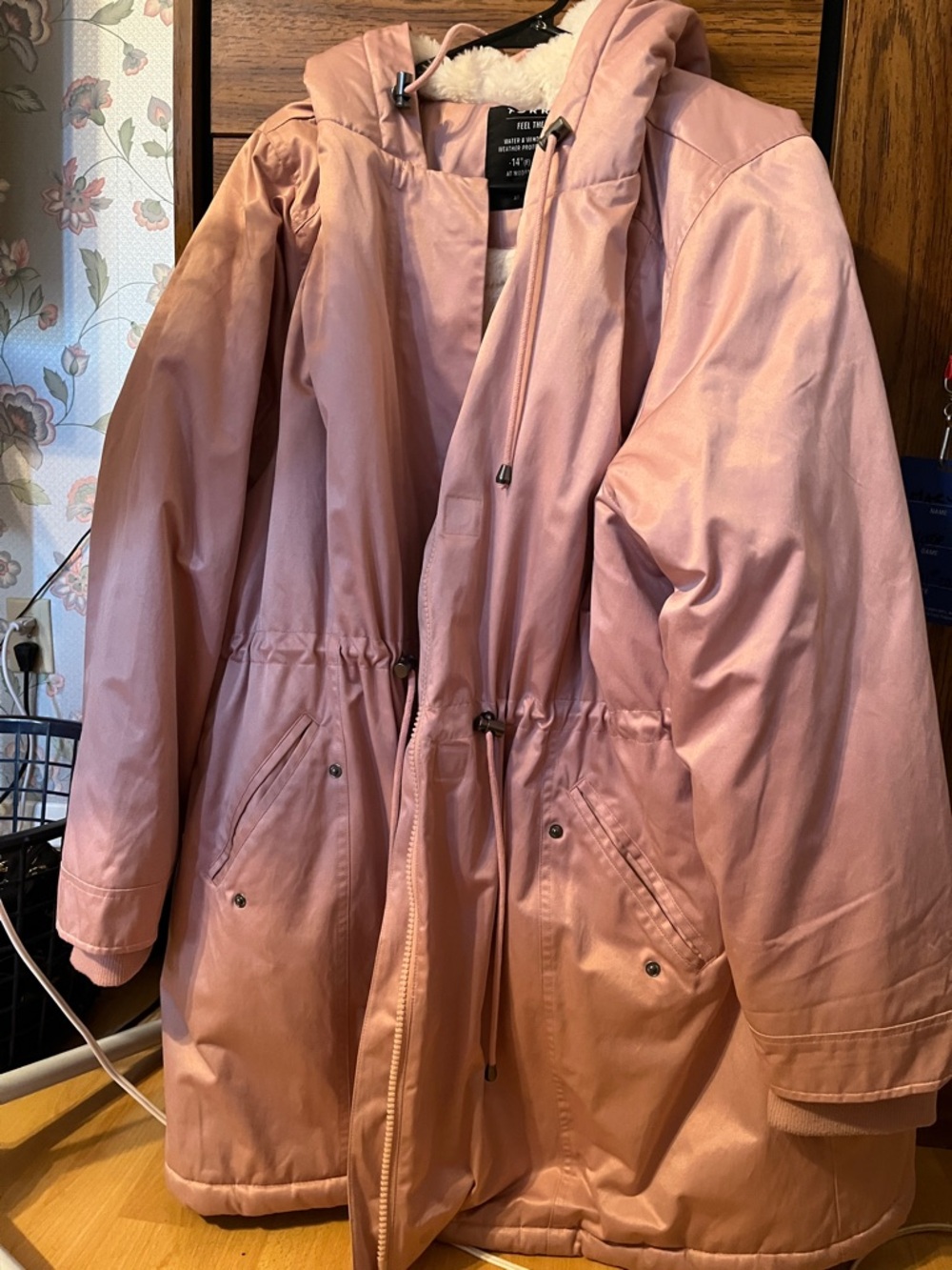 torrid Dusty Pink Hooded Puffer Parka